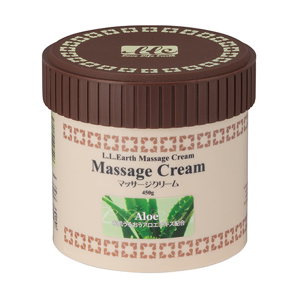 F】LLE(業務用)ミネラルマッサージクリーム (アロエ)450g