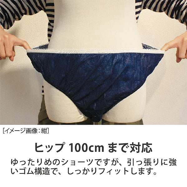 【F】【まとめ買い】ペーパーショーツ3L(紺・ブラウン)1000枚