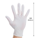 【F】ニトリルグローブ（ホワイト・100枚入り10箱）Mサイズ パウダーフリー