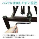 【F】ハイローベッドフルフラット (ブラウン・アイボリー) 枕3点セット付き