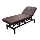 【F】ハイローリクライニングベッド (ブラウン・アイボリー) 枕3点セット付き