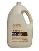 【F】LLE(業務用)ミネラルマッサージオイル (ココナッツ)5000ml 大容量　ポンプ別売り