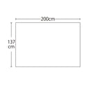 【F】ベッドシート200×137cm(折畳タイプ)ホワイト10枚入
