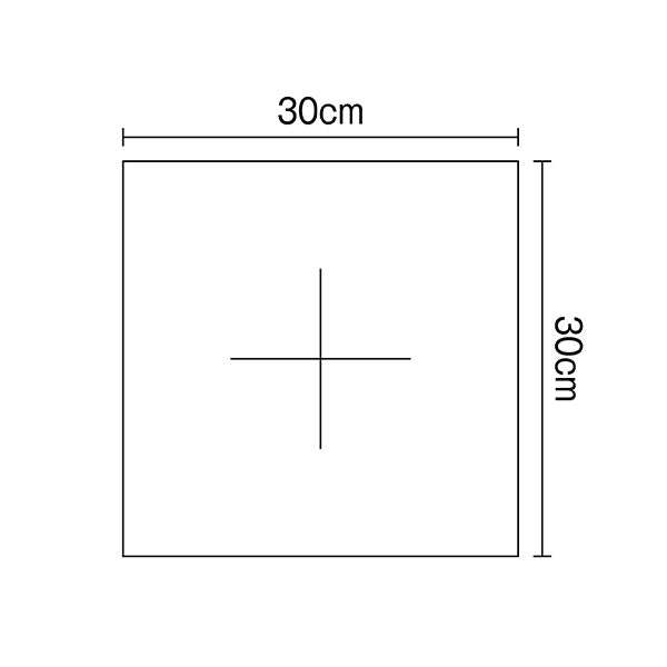 【F】ピローシート(クロススリット入り)30×30cm（200枚入り)