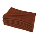 【F】200匁フェイシャルタオル 同色10枚入 全9色