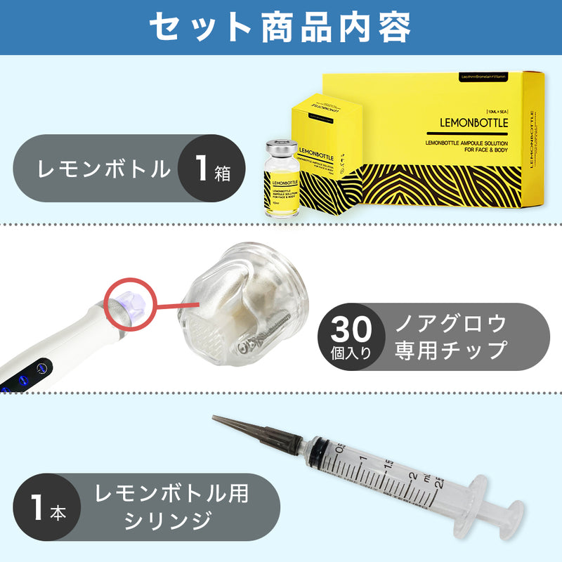 レモンボトル用　シリンジ・先端セット（10本）